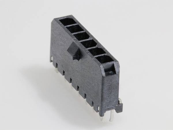 Molex Beépíthető stift sor (standard)  Pólusok száma 6 Raszterméret: 3 mm 436500618 1 db Tray