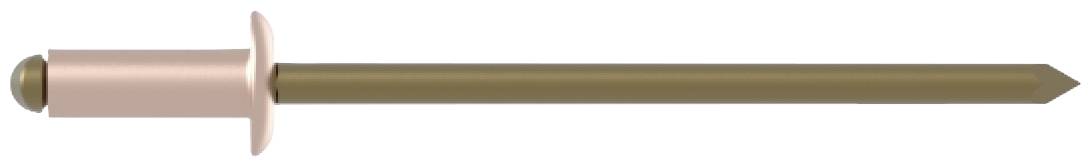 Gesipa 1433661 Popszegecs Bronz Vörösréz 500 db