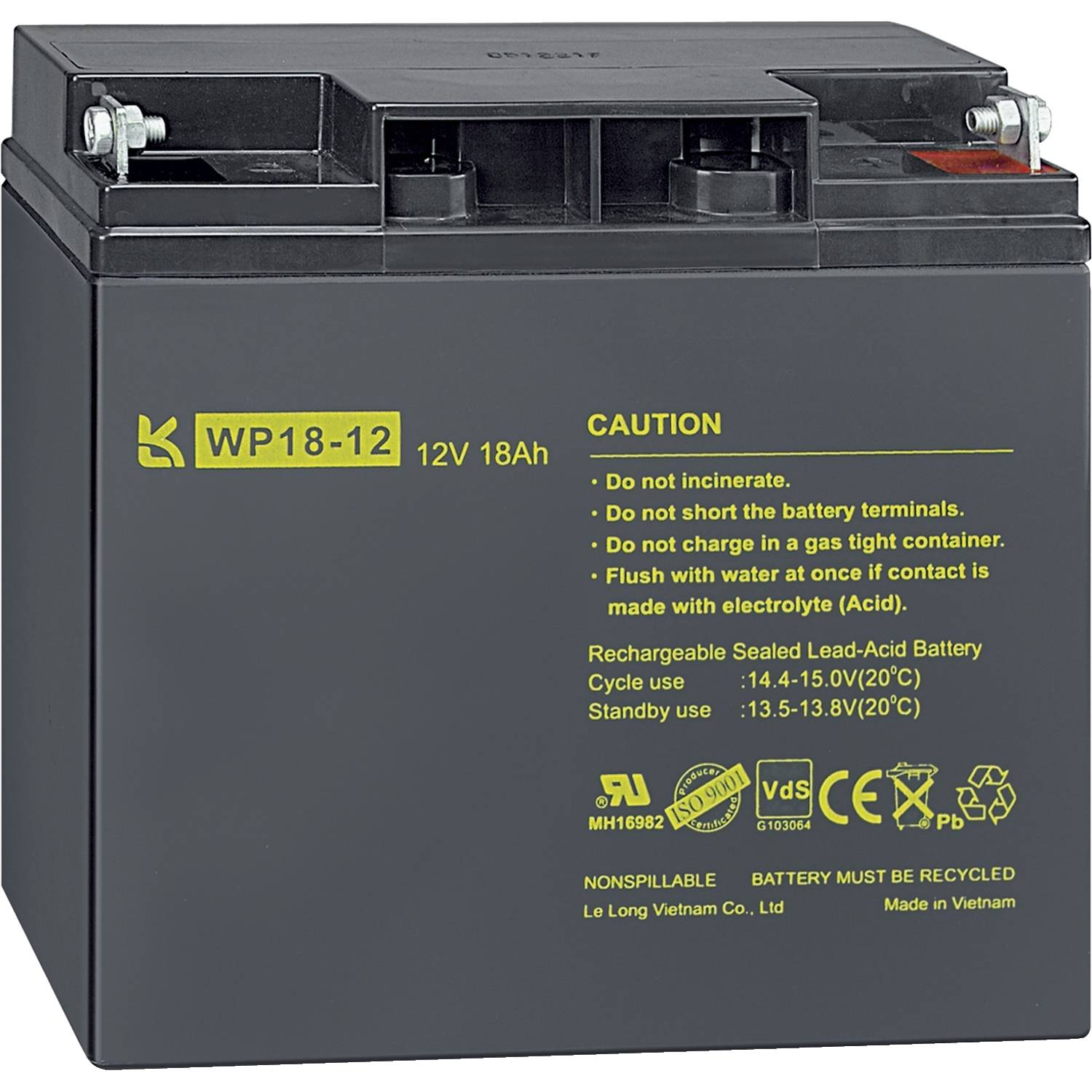 Schneider Electric Batterie au plomb plomb-gel 18 Ah 12 V 1 pc(s)