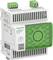 Schneider Electric EcoStruxure Panel Server fehér és zöld színben. DIN-sínre szerelhető eszköz QR-kóddal, CE-tanúsítvánnyal.