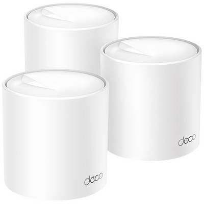 TP-LINK Deco X50 3 db-os csomag Mesh hálózat 3000 MBit/s 2.4 GHz, 5 GHz