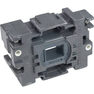 Egy fekete elektromos adapter vagy csatlakozó több csatlakozási ponttal, valószínűleg ipari felhasználásra.