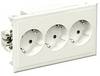 Schneider Electric 5940311 Beépíthető doboz 3 részes dugalj 1 db Fehér