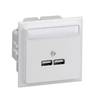 Schneider Electric INS60520 Beépíthető doboz USB csatlakozó 1 db