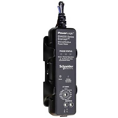 Schneider Electric teljesítménymérő egyfázisú modul fázisonkénti állapotjelzővel és áramszabályzó kijelzővel.