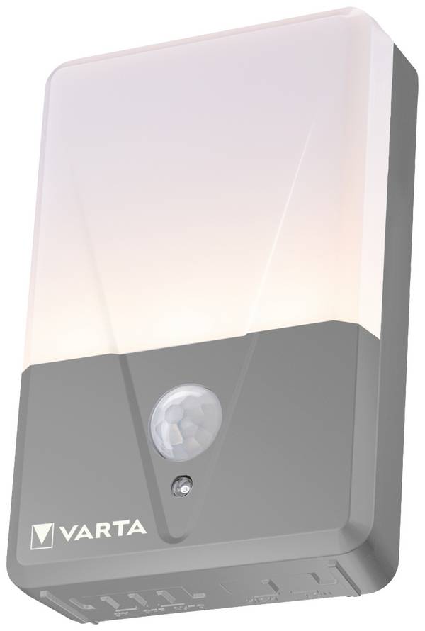Varta 16634101421 Motion Sensor Outdoor Light LED Kemping lámpa  40 lm Elemekről üzemeltetett 60 g Szürke