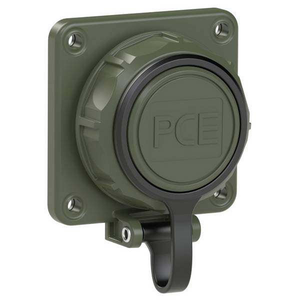 PC Electric 20341-8uc Védőérintkezős alj PA6, ABS, PC  250 V Bronz-zöld (matt) IP66, IP68