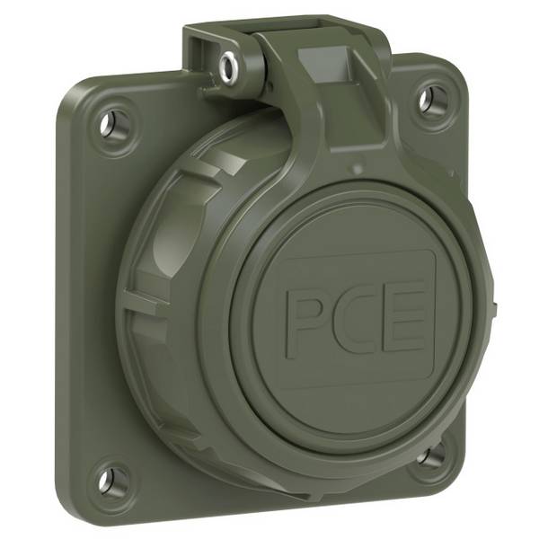 PC Electric 20342-8uc Védőérintkezős alj PA6, ABS, PC  250 V Bronz-zöld (matt) IP66, IP68