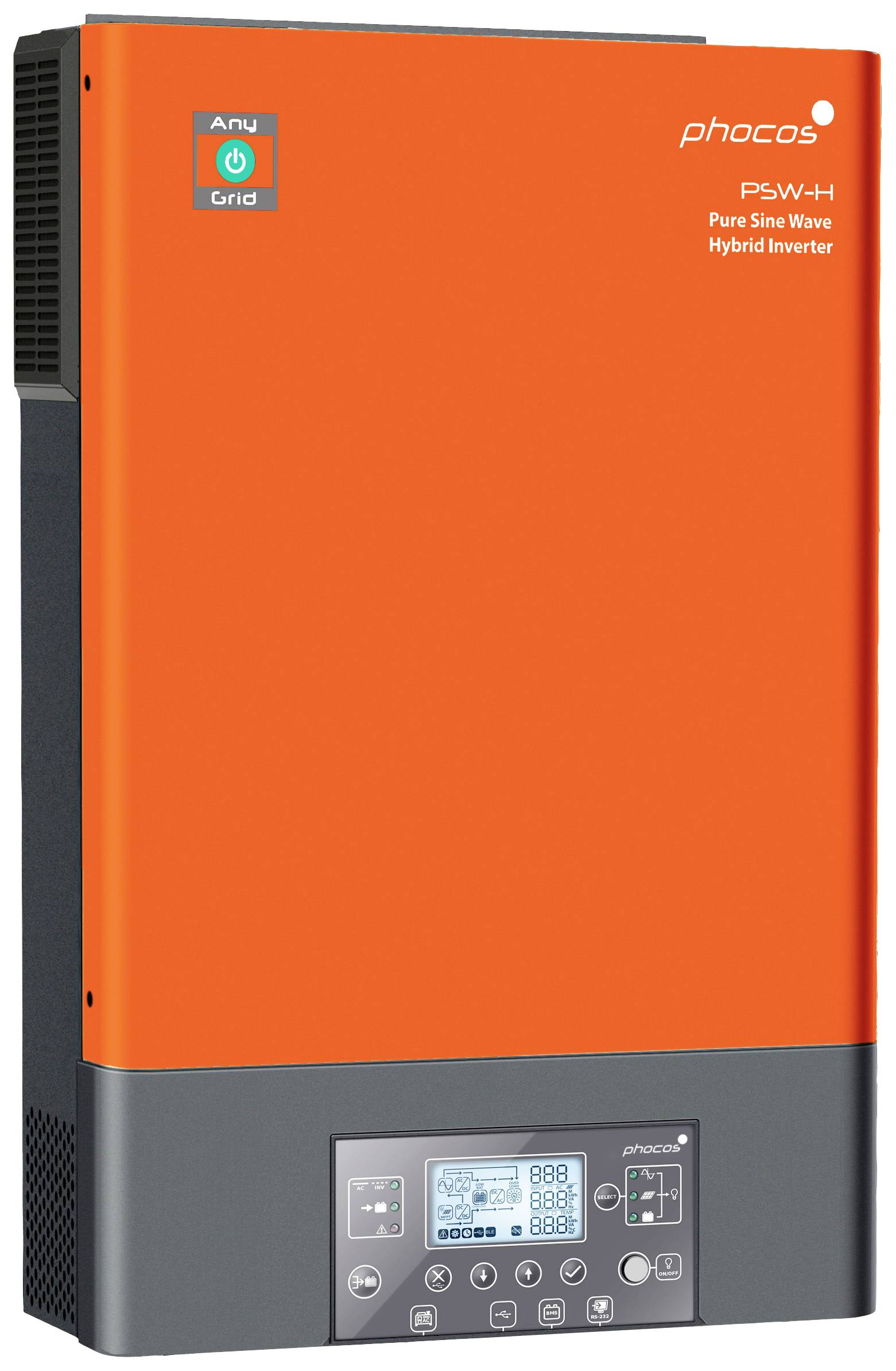 Phocos PSW-H-3KW-230/24V Napelem töltésszabályozó 230 V, 24 V 80 A