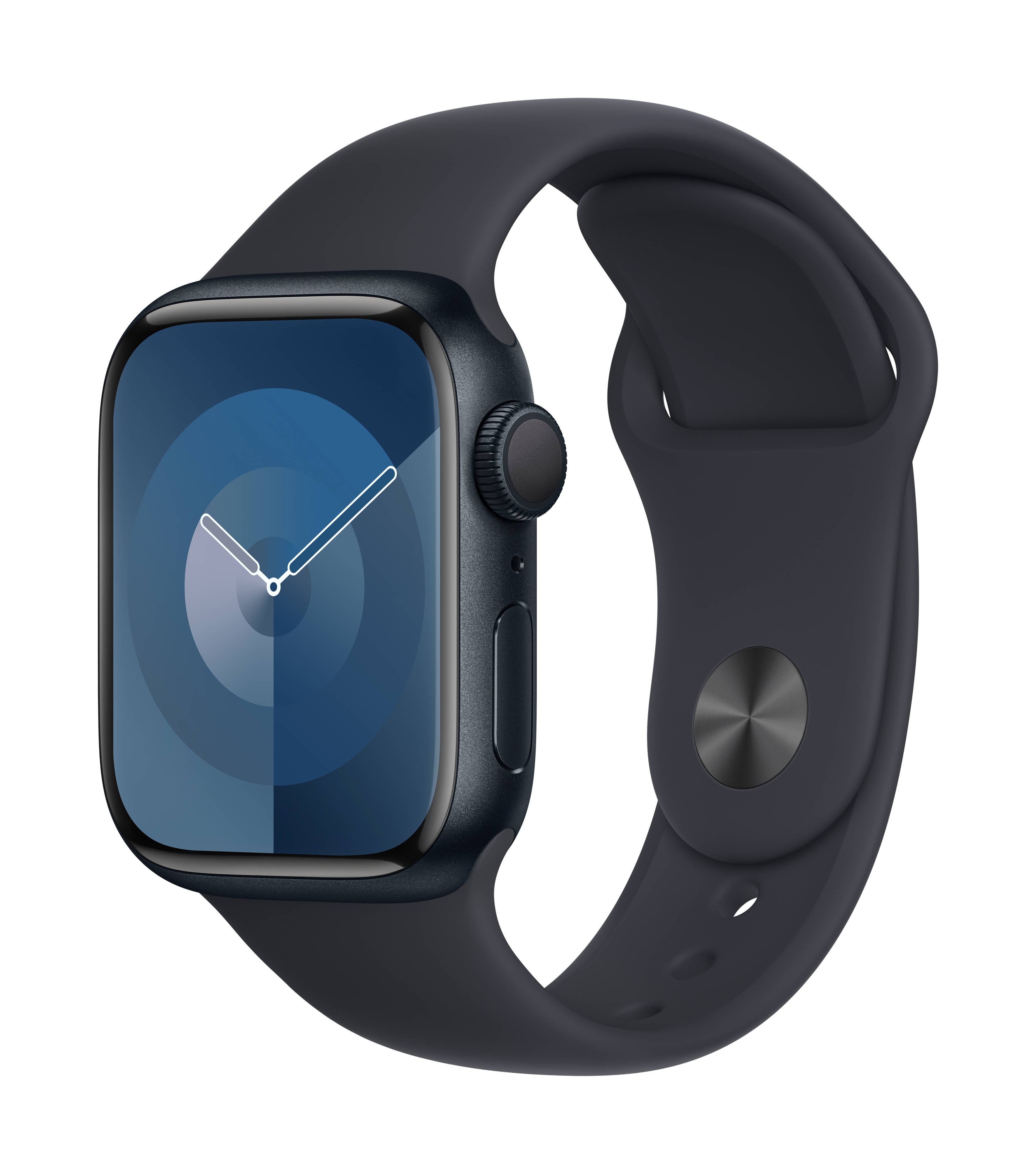 Apple Watch Series 9 GPS 41 mm Alumínium ház Sport karszalag Midnight M/L-1