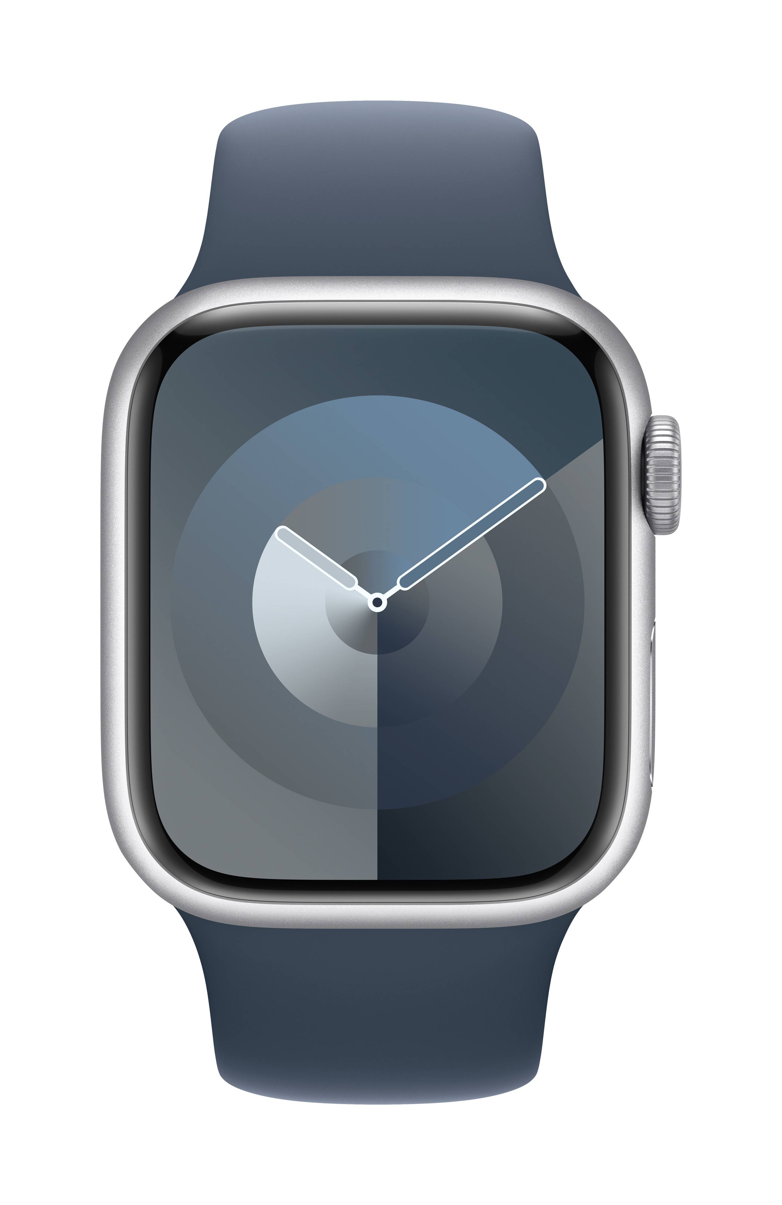 Apple Watch Series 9 GPS 41 mm Alumínium ház Sport karszalag Storm Blue S/M