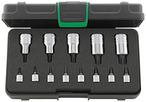 Stahlwille 54TX/44KTX/13 96011101 Csavarhúzó betét készlet  1/2", 1/4" 13 részes