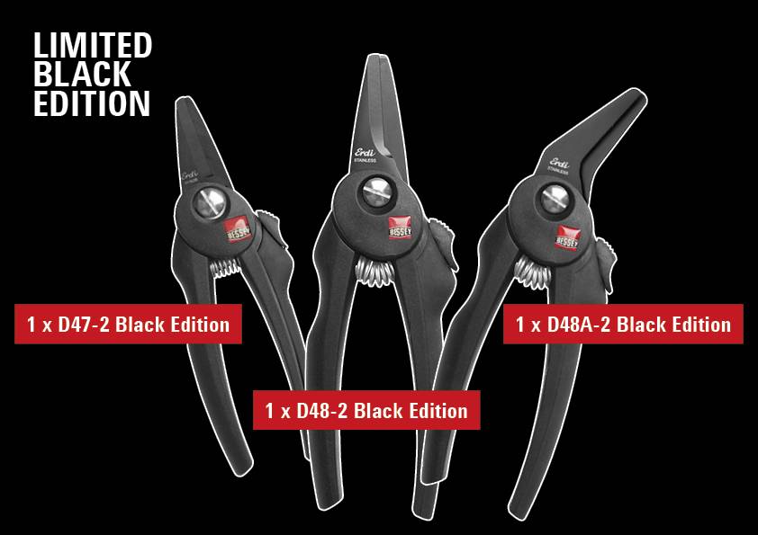 Bessey COMBI-SET-A D47-2 + D48-2 + D48A-2 fekete színben COMBI-SET-A