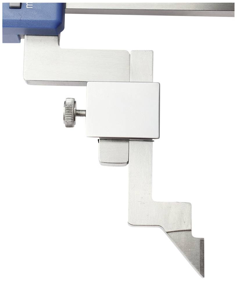 Egy digitális mérőeszköz átmérő meghatározásához, amely pontos méréseket mutat egy állítható mechanizmussal és kijelzővel.