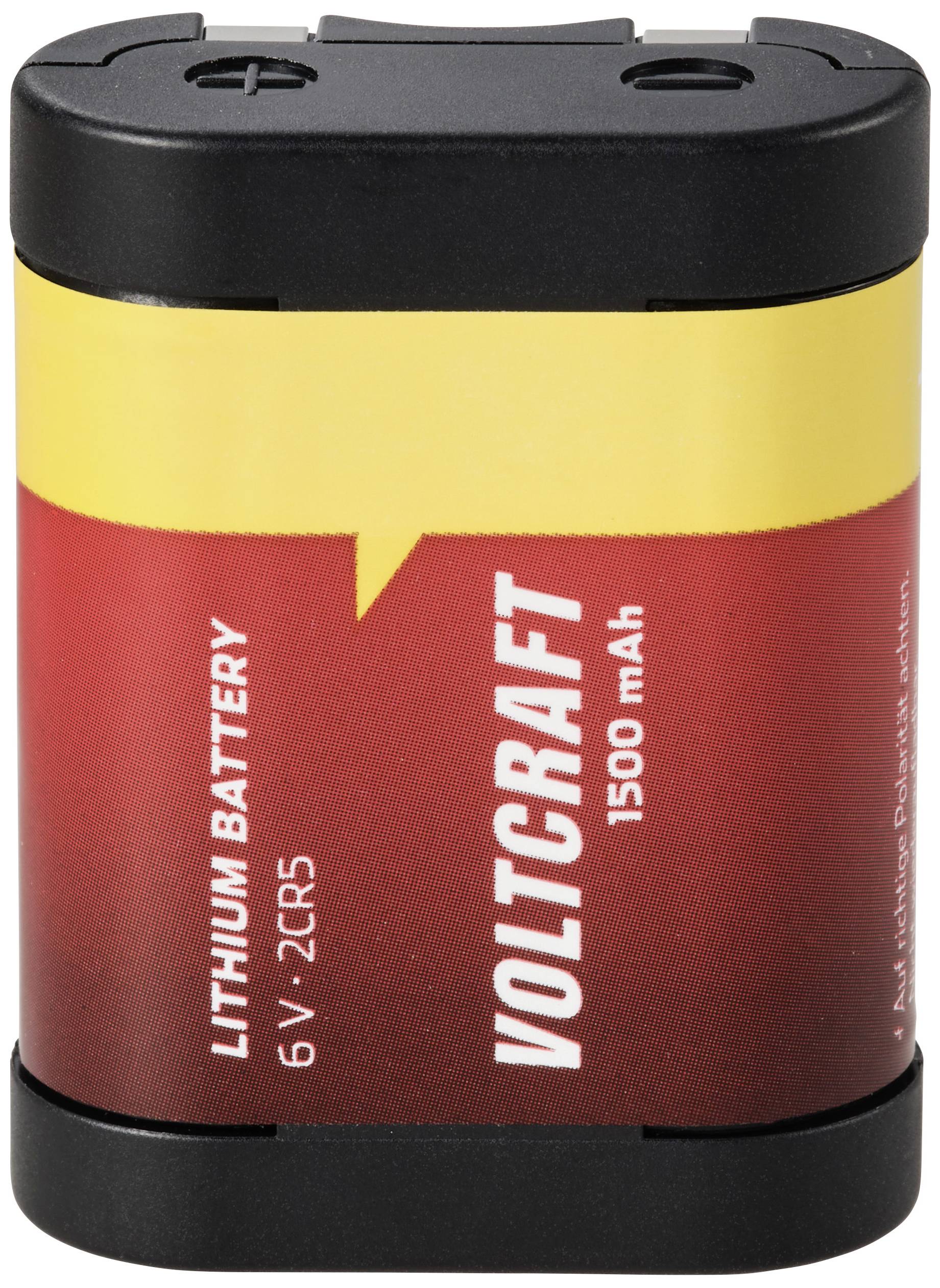 VOLTCRAFT 2CR5 Fotóelem Lítium 1500 mAh 6 V 1 db
