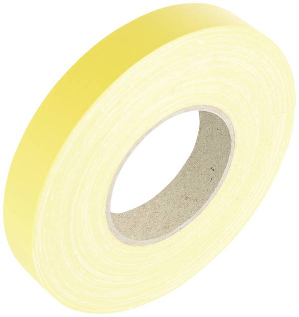 Cimco 162069 162069 Szövet ragasztószalag  Sárga (H x Sz) 50 m x 25 mm 1 db