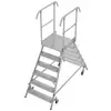 Krause 821102 Alumínium Talpazatos létra festhető, Szerelés szerszámmal Munkamagasság (max.): 3.45 m Alumínium 51.6 kg
