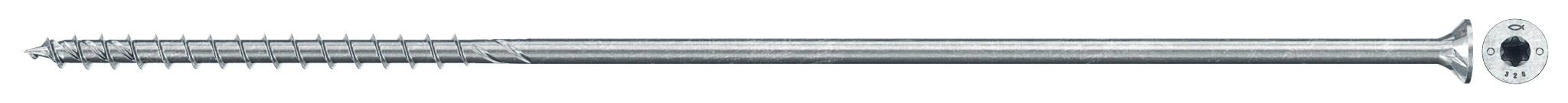 Fischer 568165 PowerFast II Süllyesztett facsavarok 8 mm 400 mm Belső négyfog Acél Galvanikusan cinkezett 50 db