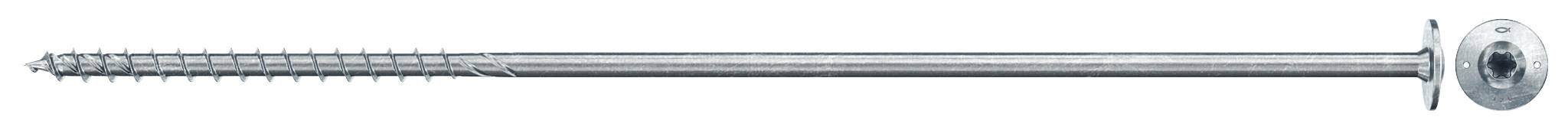 Fischer 568175 PowerFast II Tányércsavarok 8 mm 380 mm Belső négyfog Acél Galvanikusan cinkezett 50 db
