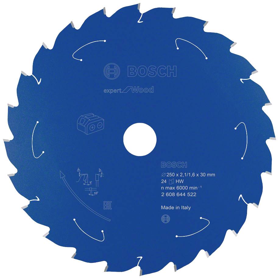 Bosch Accessories Expert for Wood 2608644686 Körfűrészlap 254 x 30 x 1.6 mm Fogak száma (collonként): 48 1 db