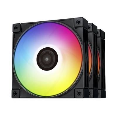 DeepCool FC120 ARGB Számítógépház ventilátor Fekete (Sz x Ma x Mé) 120 x 25 x 120 mm