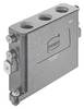 Csőcsonkos készülékház 19 40 022 0461 19400220461 HARTING 1 db darab