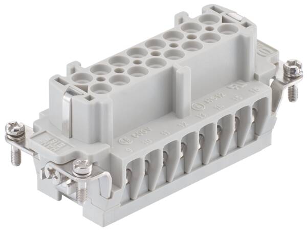 HARTING 09330162791 Összekötő Han® E 16 + PE Csavaros csatlakozó 1 db darab