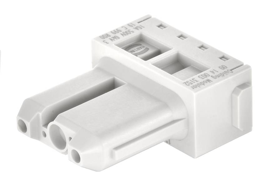 HARTING 09140033152 Egyes modul 2 + PE Krimpelős 1 db