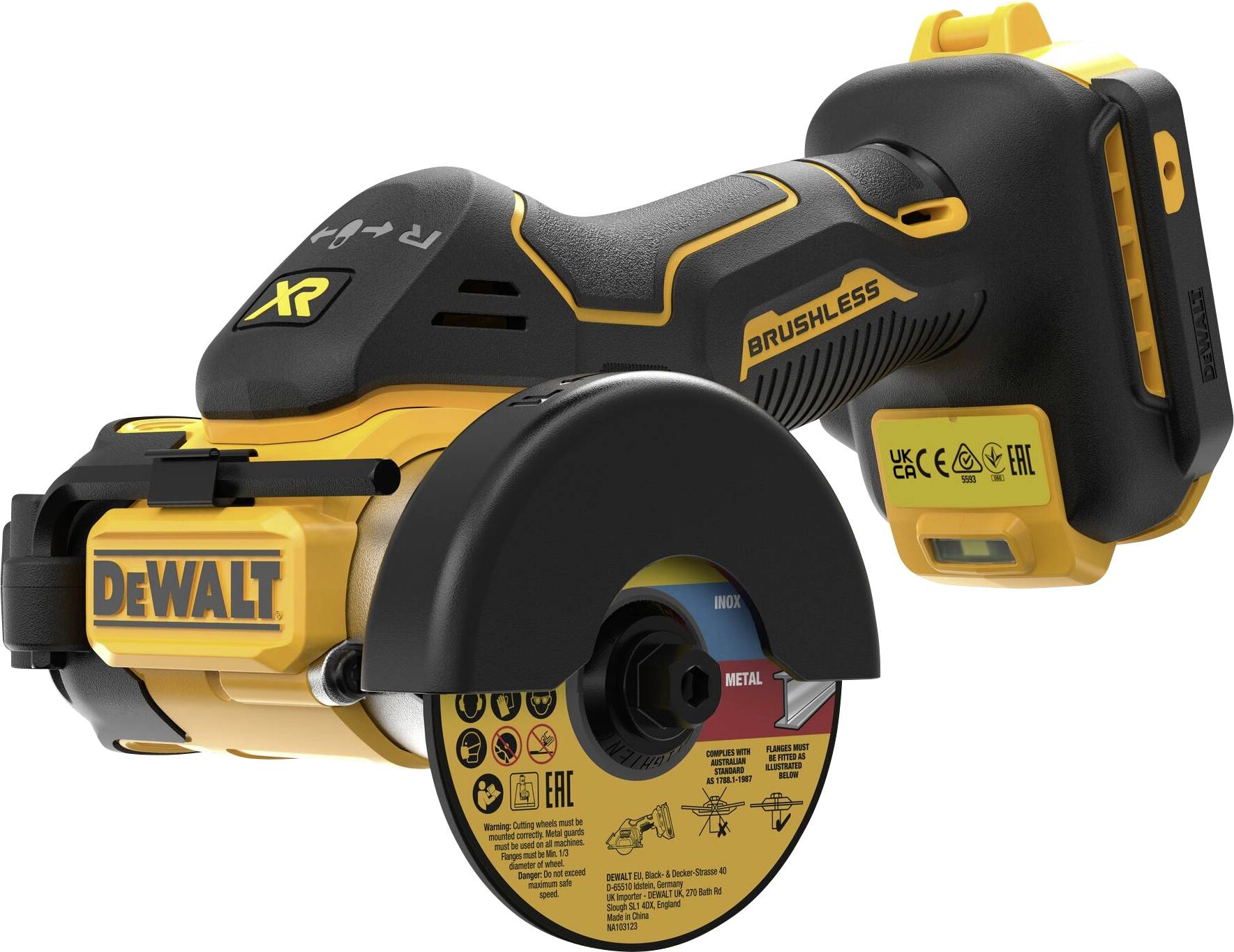 DEWALT DCS438N Akkus többanyagú vágó