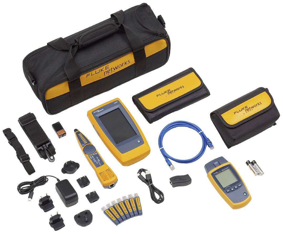 Kábelteszter 5584172 Fluke Networks LIQ-KIT-MS2-100
