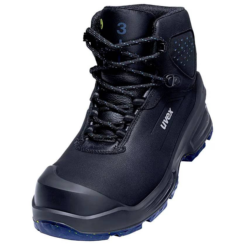 uvex S3 PU/GU W11 6861242 Biztonsági csizma S3 Cipőméret (EU): 42 Fekete 1 pár