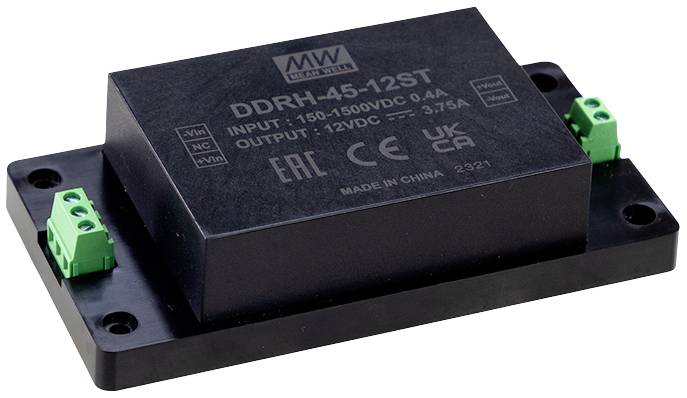 MEAN WELL DDRH-45-12ST DC/DC feszültségváltó modul 12 V/DC Kimenetek száma:1 x Tartalom, tartalmi egységek rendelésenként 1 db