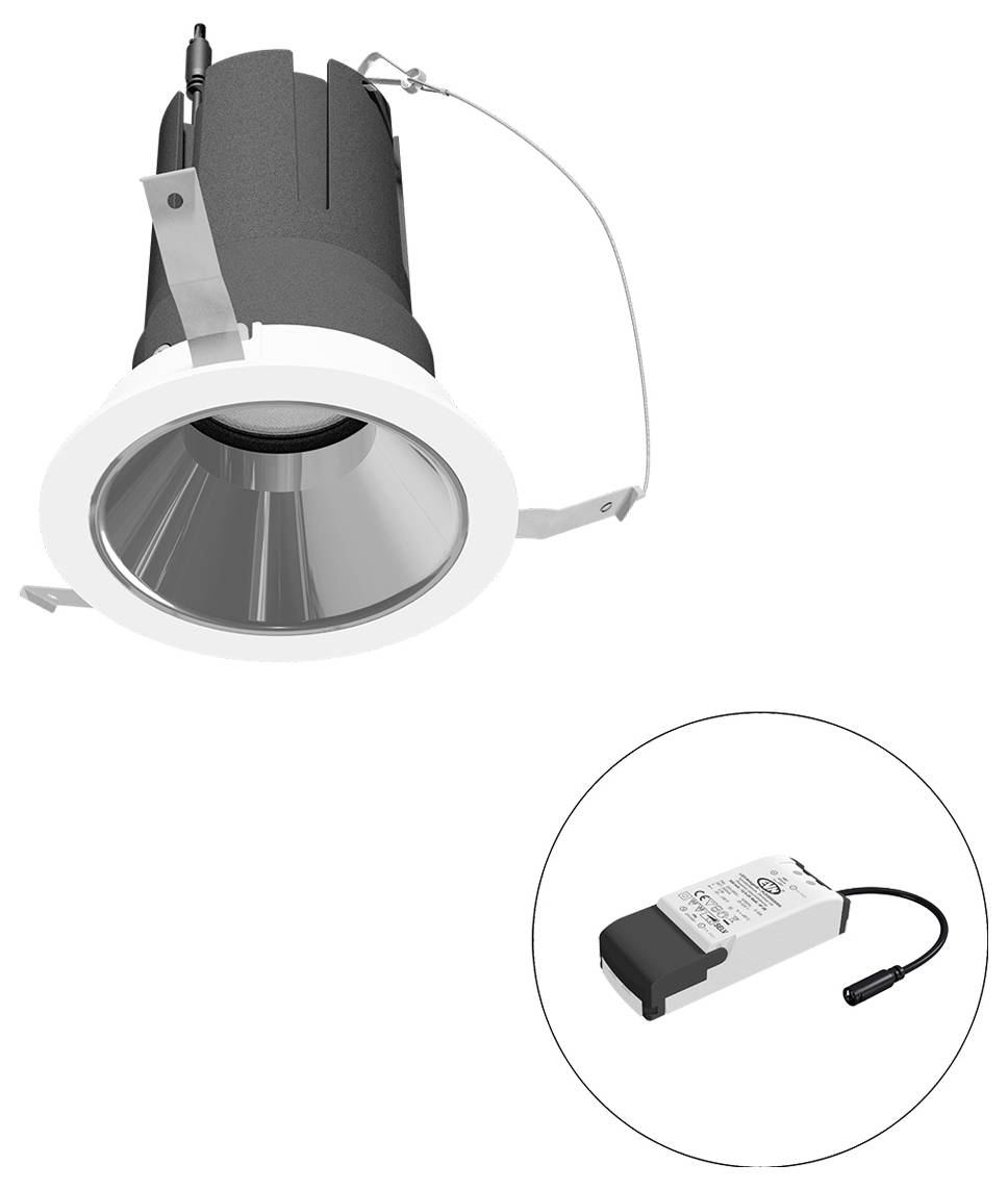 EVN F01R11SM1830L55P F01R11SM1830L55P LED-es mennyezeti fényszóró LED Fixen beépített LED-es Fehér-1