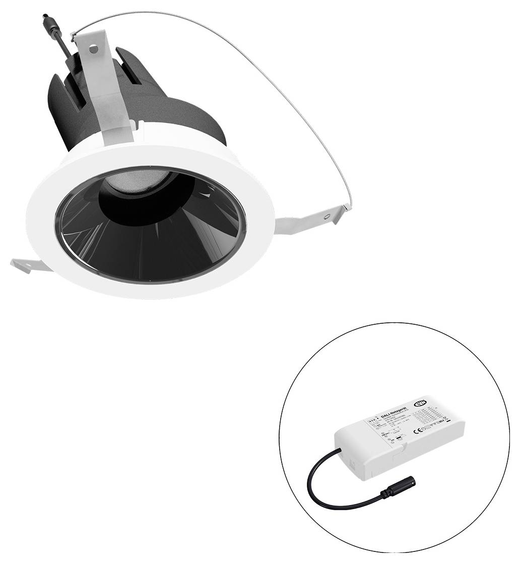 EVN F02R09AM1340L15D F02R09AM1340L15D LED-es mennyezeti fényszóró COB LED Fixen beépített LED-es Fehér-1