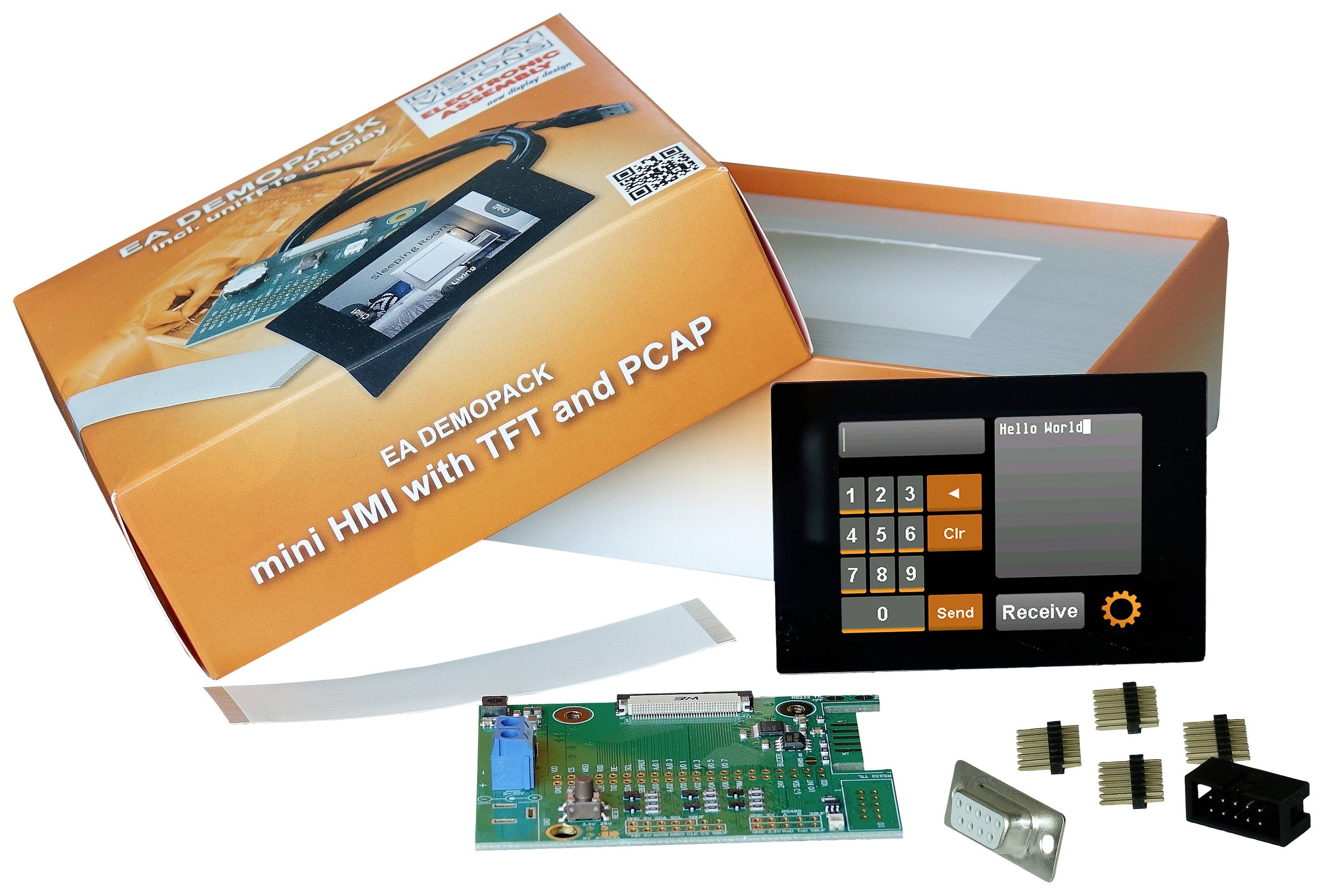 Display Elektronik Kijelző fejlesztői eszköz DEMOPACK különböző szintű konverterekkel