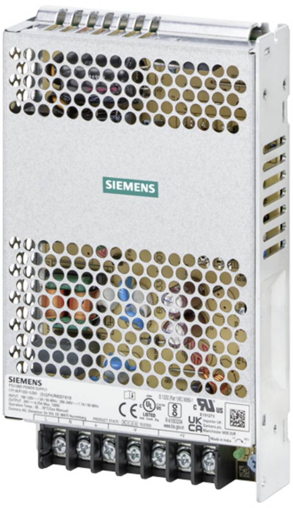 Siemens 6EP13331LD01 Kalapsínes tápegység  24 V 6.25 A  Kimenetek száma:1 x  Tartalom, tartalmi egységek rendelésenként 1 db