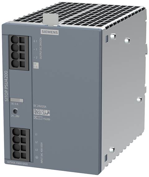Siemens 6EP34363SB000AX0 Kalapsínes tápegység Tartalom, tartalmi egységek rendelésenként 1 db