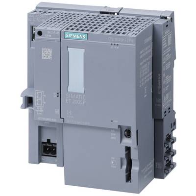 Siemens SIMATIC ET 200SP CPU-modul szürke házban, ipari automatizálási alkalmazásokhoz tervezve.