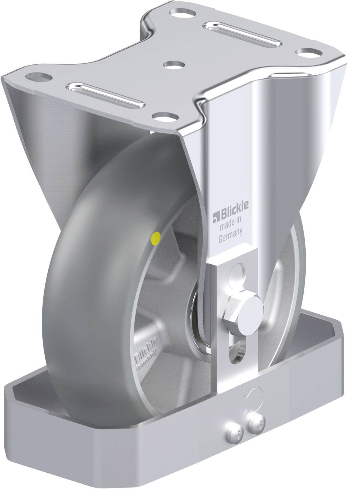 Blickle 939324 B-ALTH 160K-AS-CO-FS Acéllemez rögzített görgő KerékØ: 160 mm Teherbírás (max.): 400 kg 1 db
