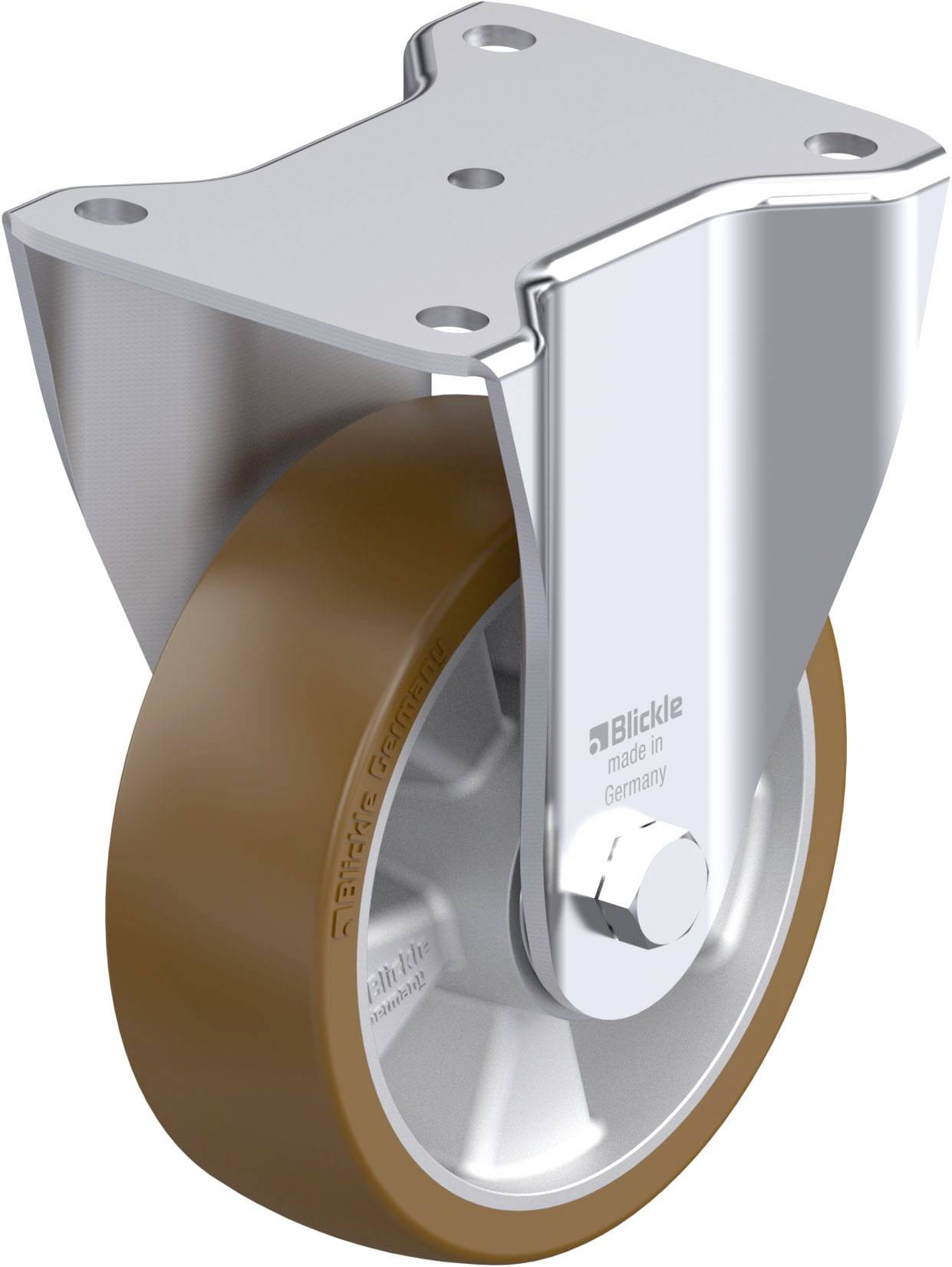 Blickle 917974 BH-ALB 150K Acéllemez rögzített görgő KerékØ: 150 mm Teherbírás (max.): 650 kg 1 db