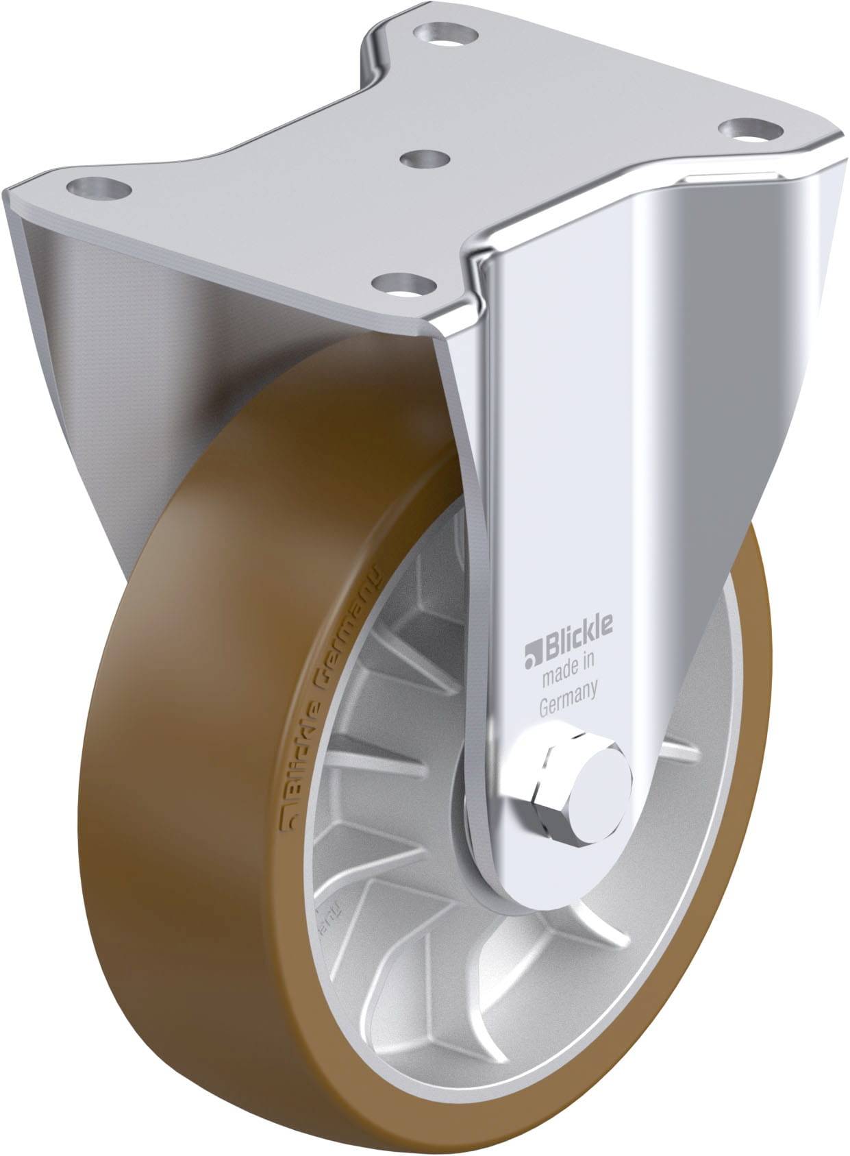 Blickle 941825 BH-ALB 162K Acéllemez rögzített görgő KerékØ: 160 mm Teherbírás (max.): 900 kg 1 db