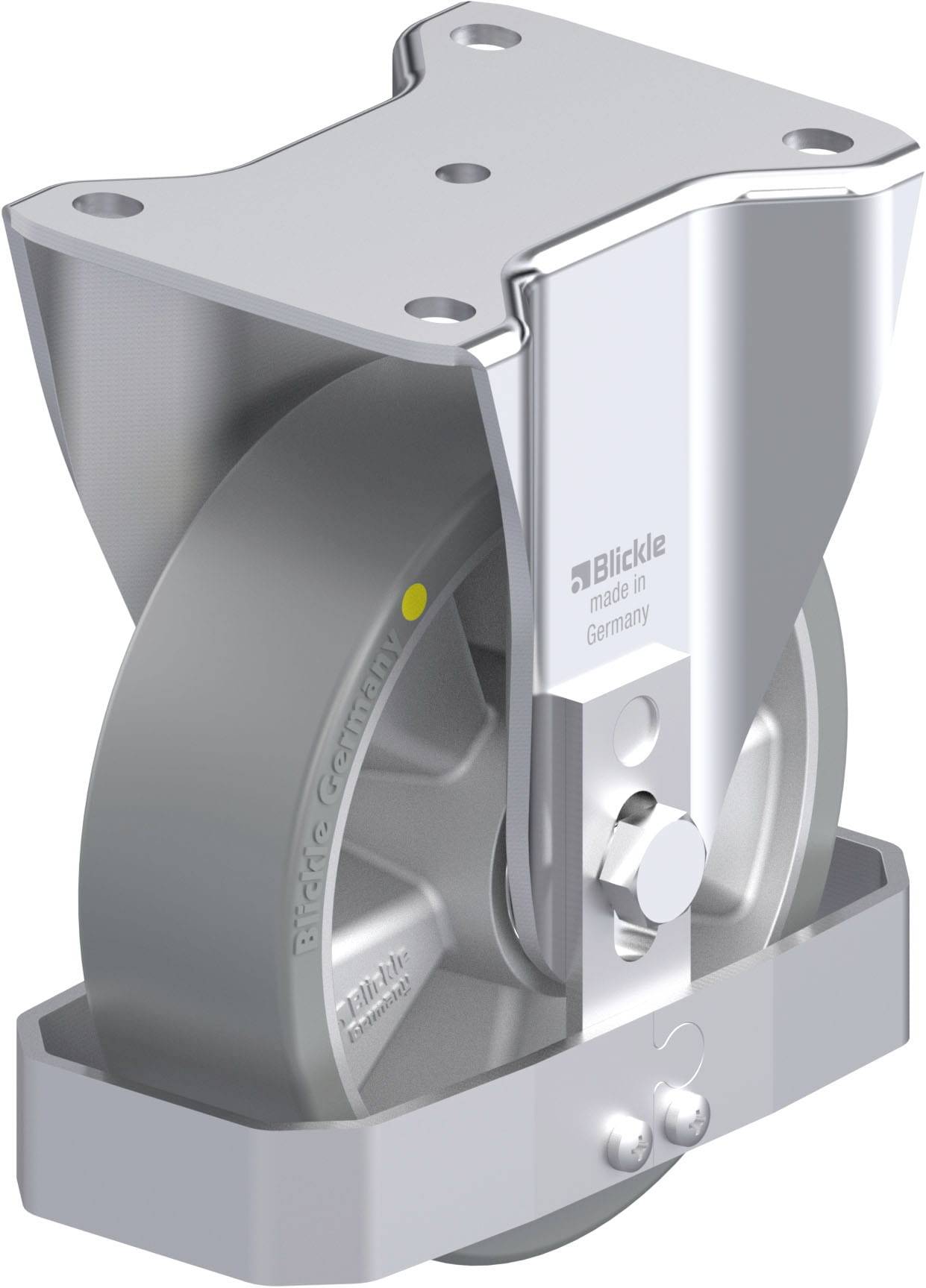 Blickle 905823 BH-ALTH 160K-AS-FS Acéllemez rögzített görgő KerékØ: 160 mm Teherbírás (max.): 750 kg 1 db
