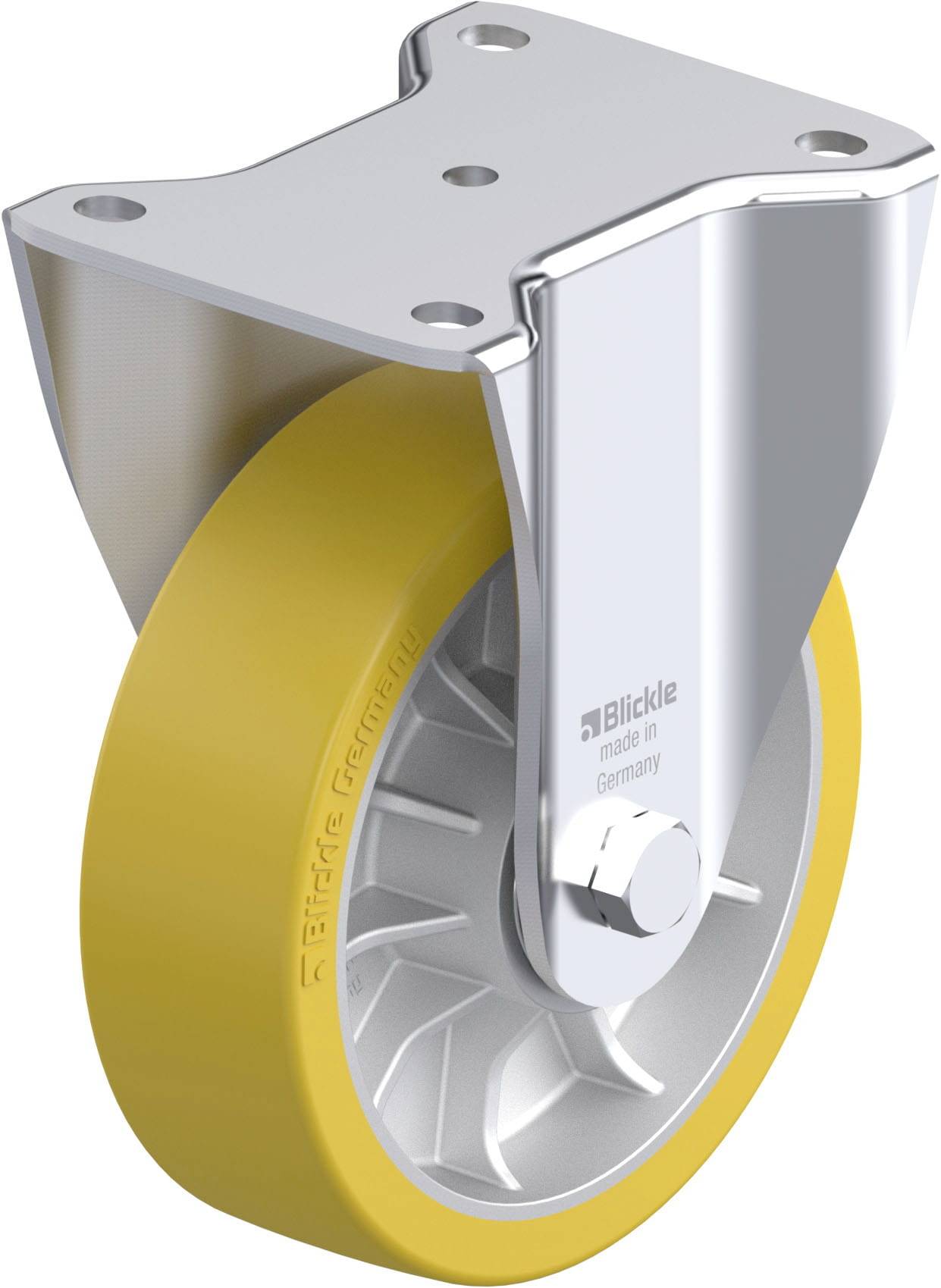 Blickle 936647 BH-ALTH 162K Acéllemez rögzített görgő KerékØ: 160 mm Teherbírás (max.): 900 kg 1 db