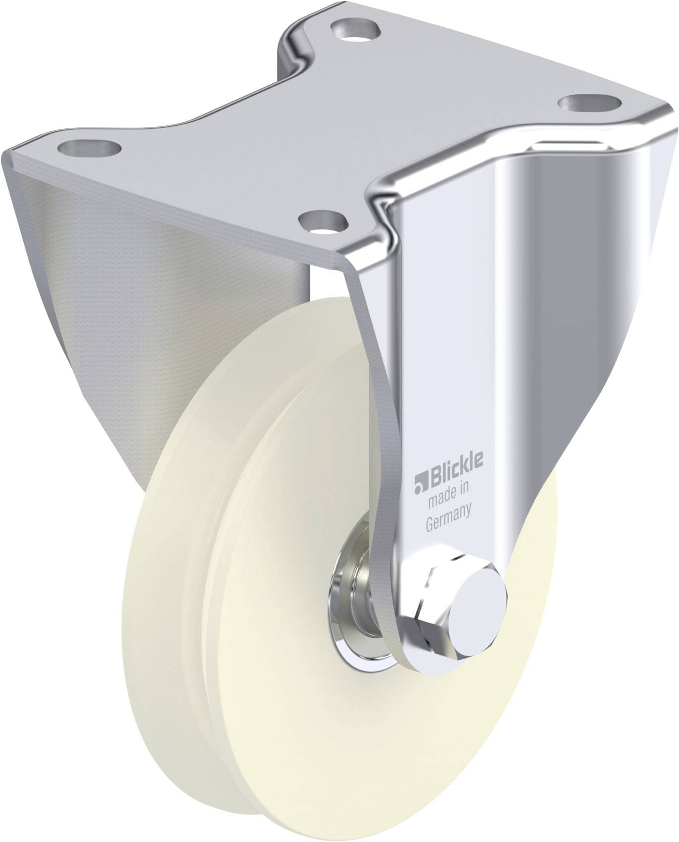 Blickle 871560 BH-DSPKGSPO 100K-1 Acéllemez rögzített görgő KerékØ: 100 mm Teherbírás (max.): 150 kg 1 db