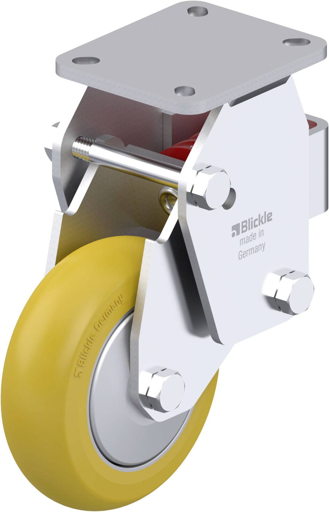 Blickle 937350 BHF-ALTH 125K-1-FA-CO Acéllemez rögzített görgő KerékØ: 125 mm Teherbírás (max.): 350 kg 1 db