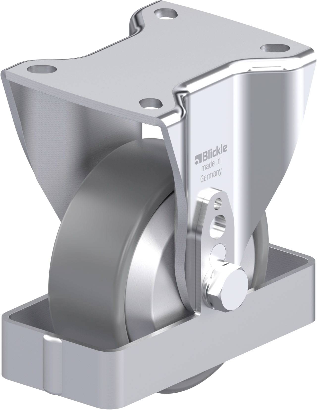 Blickle 946572 BH-PO 100KA-1-ELS-FA-FS Acéllemez rögzített görgő KerékØ: 100 mm Teherbírás (max.): 280 kg 1 db