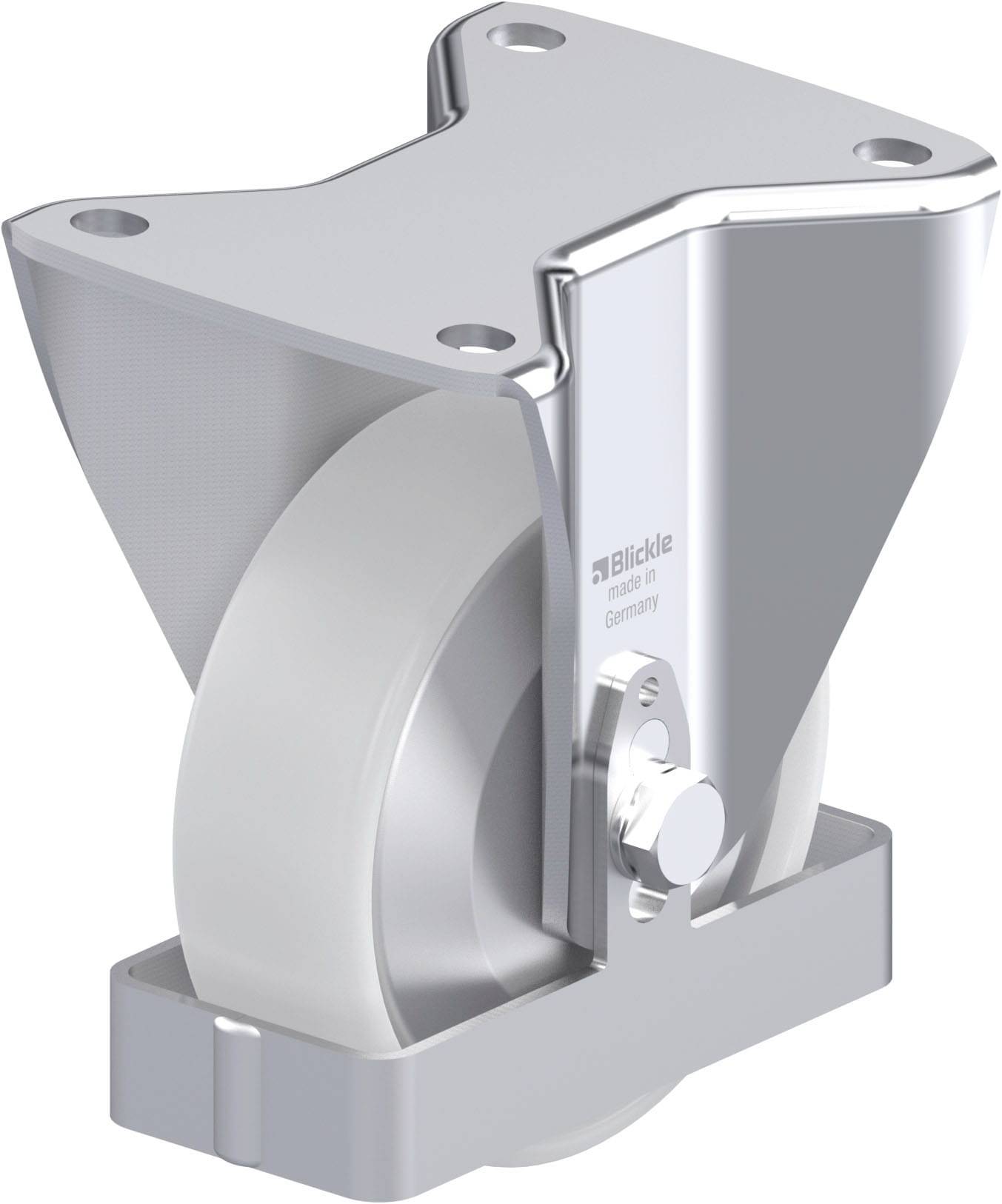 Blickle 939860 BH-PO 125G-3-FA-FS Acéllemez rögzített görgő KerékØ: 125 mm Teherbírás (max.): 300 kg 1 db
