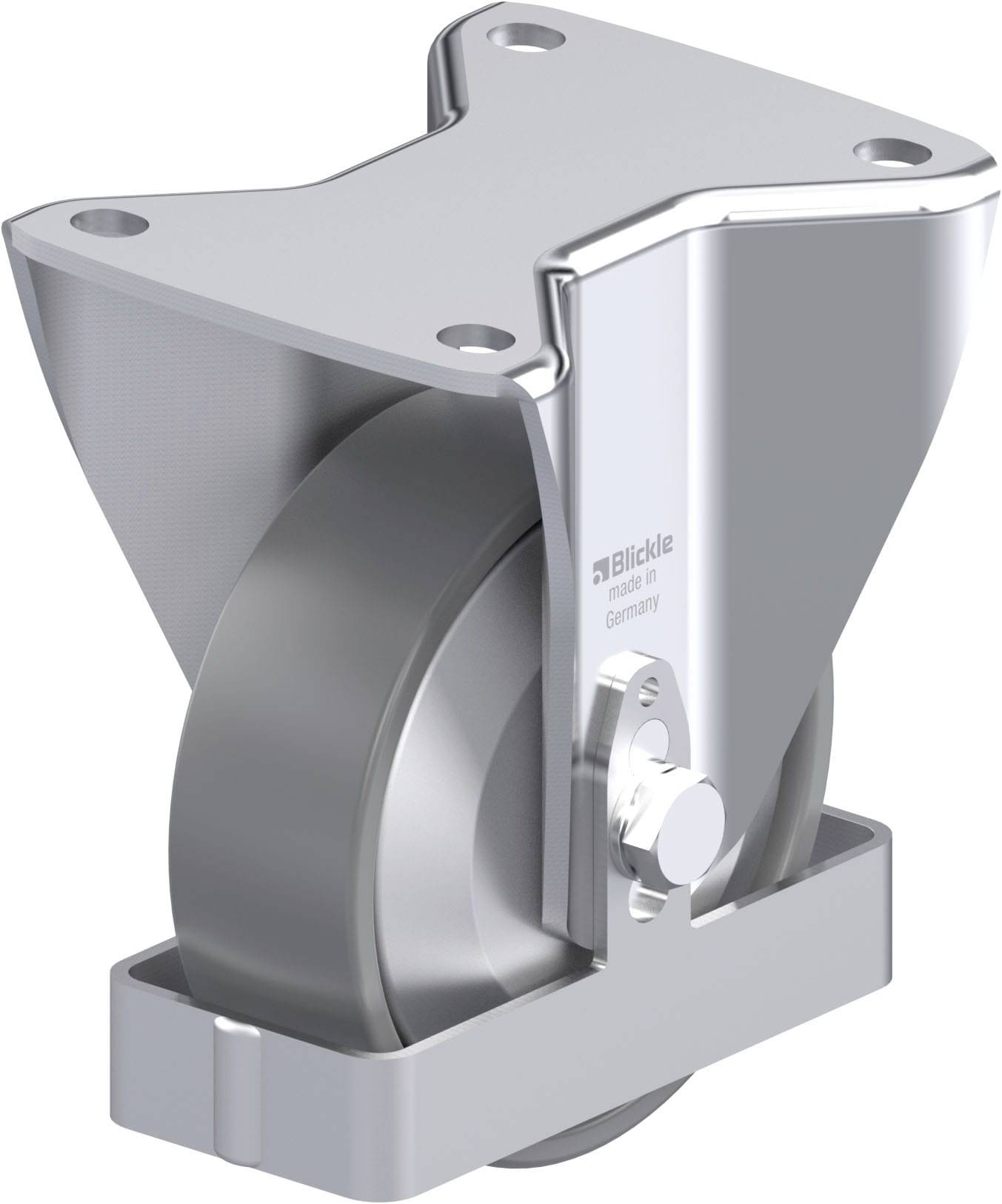 Blickle 946582 BH-PO 125KA-3-ELS-FA-FS Acéllemez rögzített görgő KerékØ: 125 mm Teherbírás (max.): 300 kg 1 db
