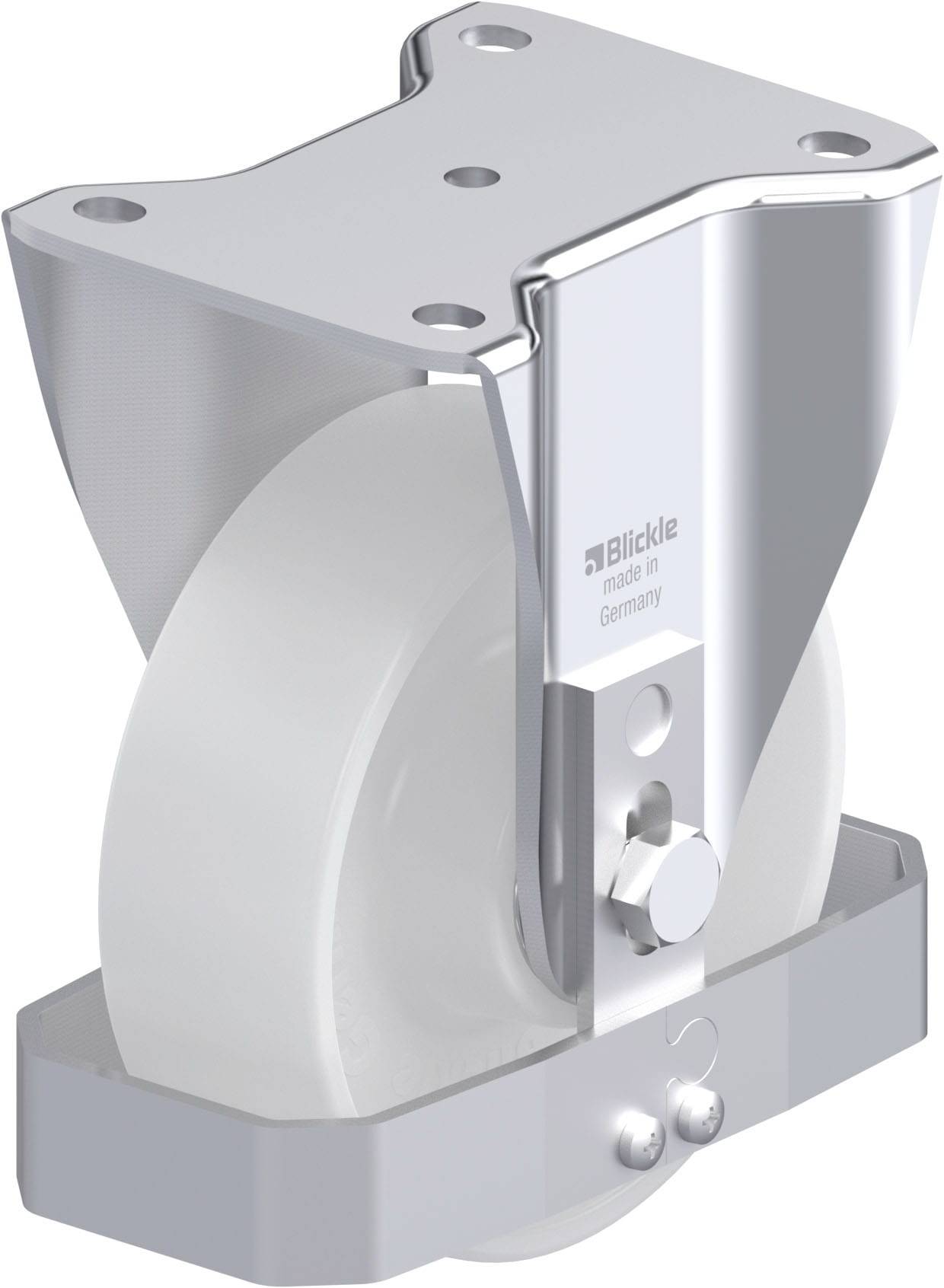 Blickle 901166 BH-PO 150K-FS Acéllemez rögzített görgő KerékØ: 150 mm Teherbírás (max.): 400 kg 1 db