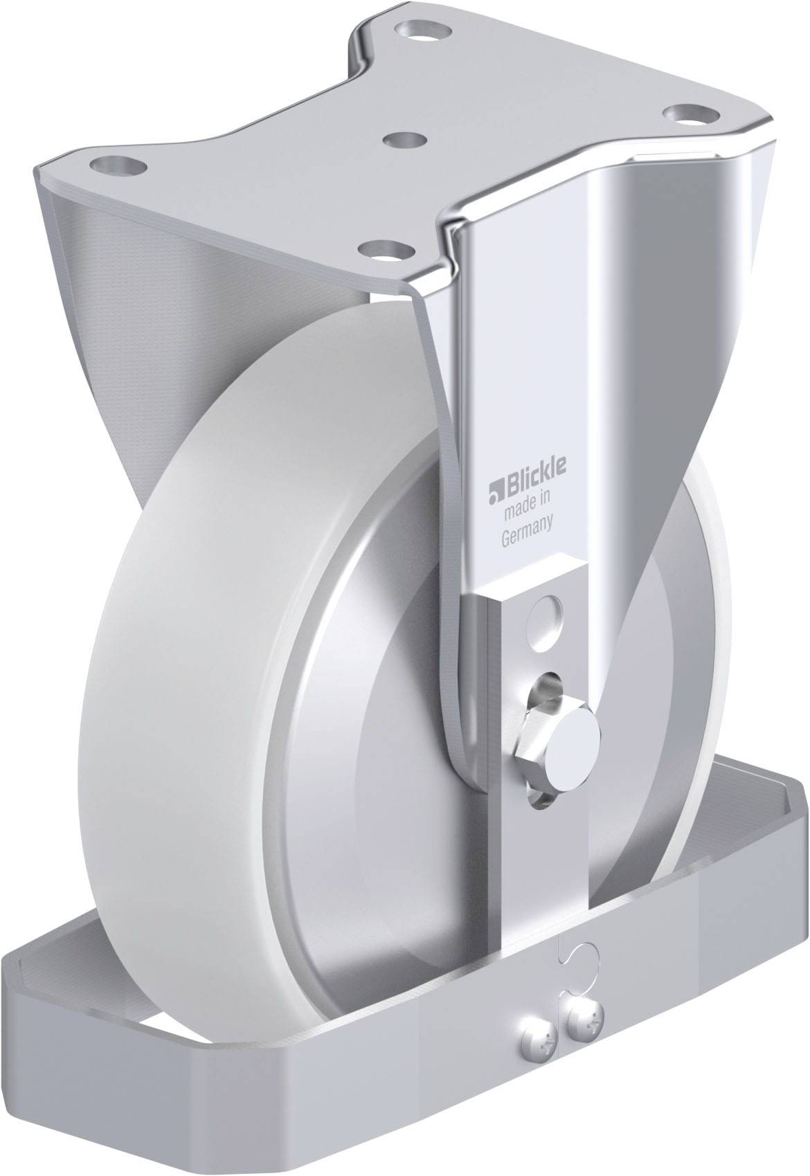 Blickle 939875 BH-PO 175G-FA-FS Acéllemez rögzített görgő KerékØ: 175 mm Teherbírás (max.): 500 kg 1 db